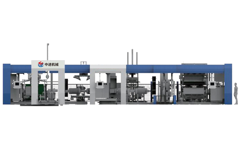 All-steel one-shot forming machine